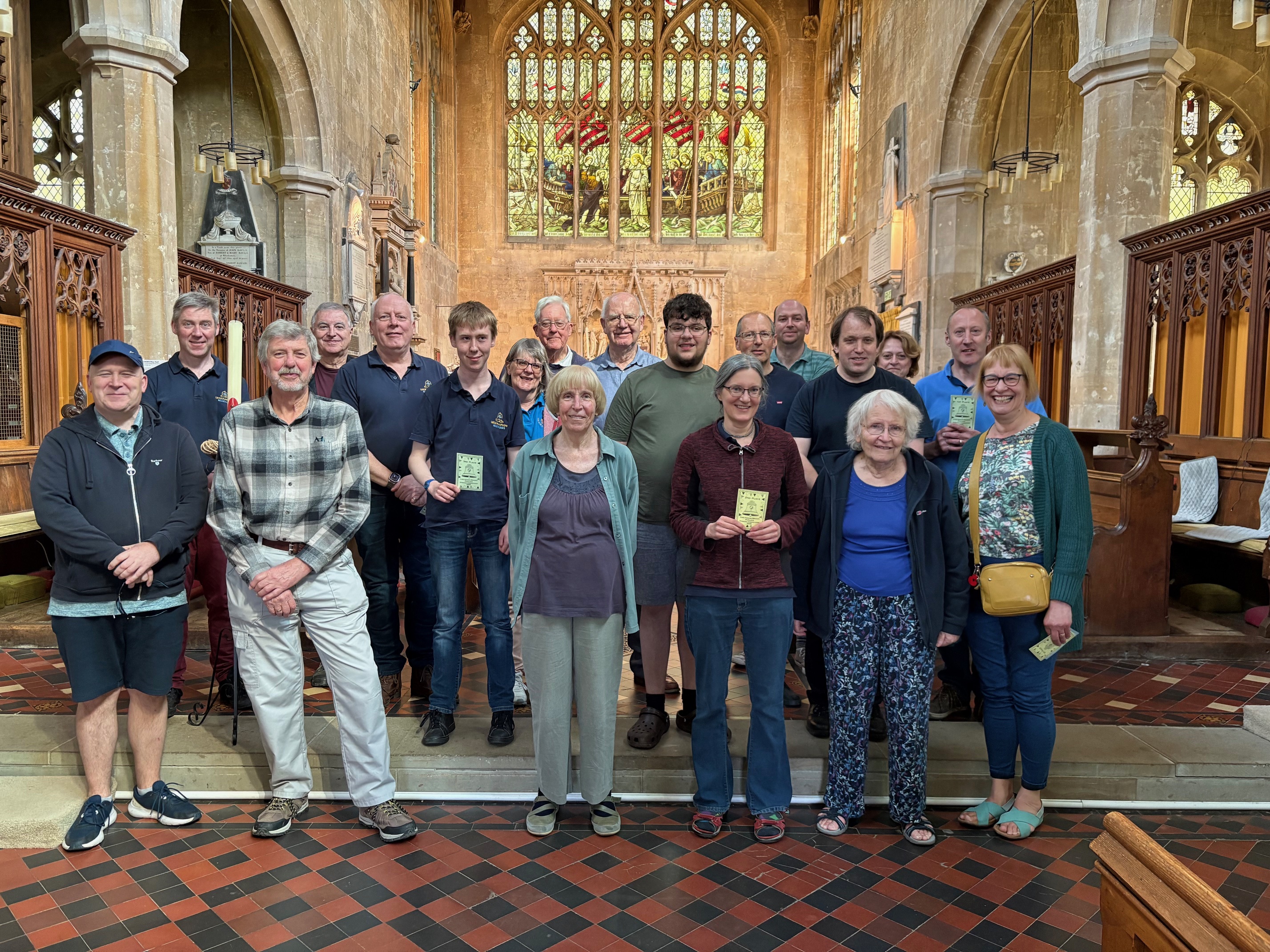 Participants of the first Cheltenham Potluck Striking Competition at Winchcombe St Peter